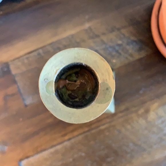 BRASS CANDLE HOLDER - Picture 4 of 8